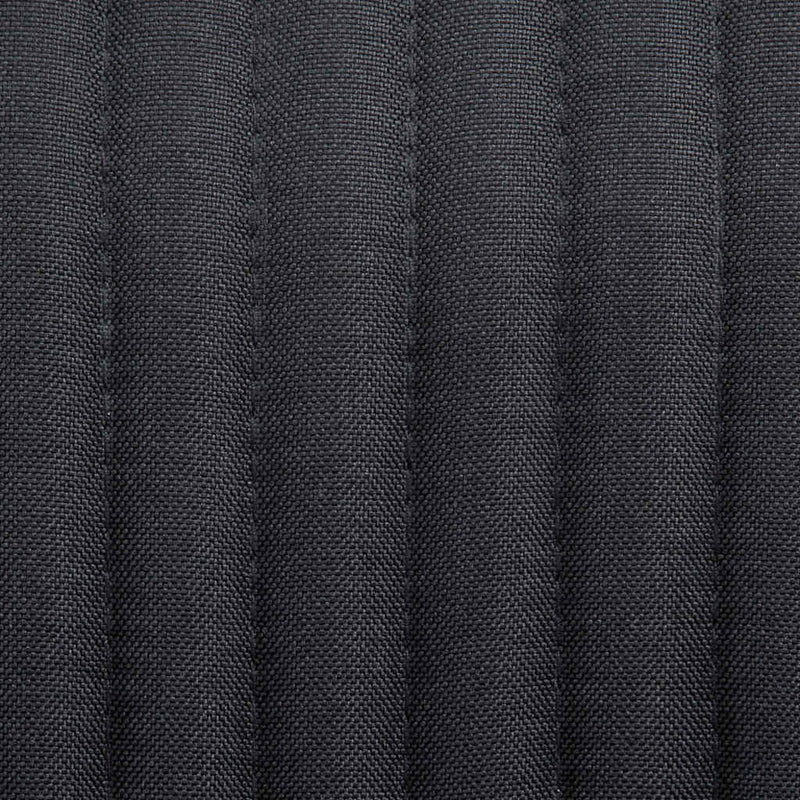 Scaune de sufragerie, 6 buc. negru, material textil