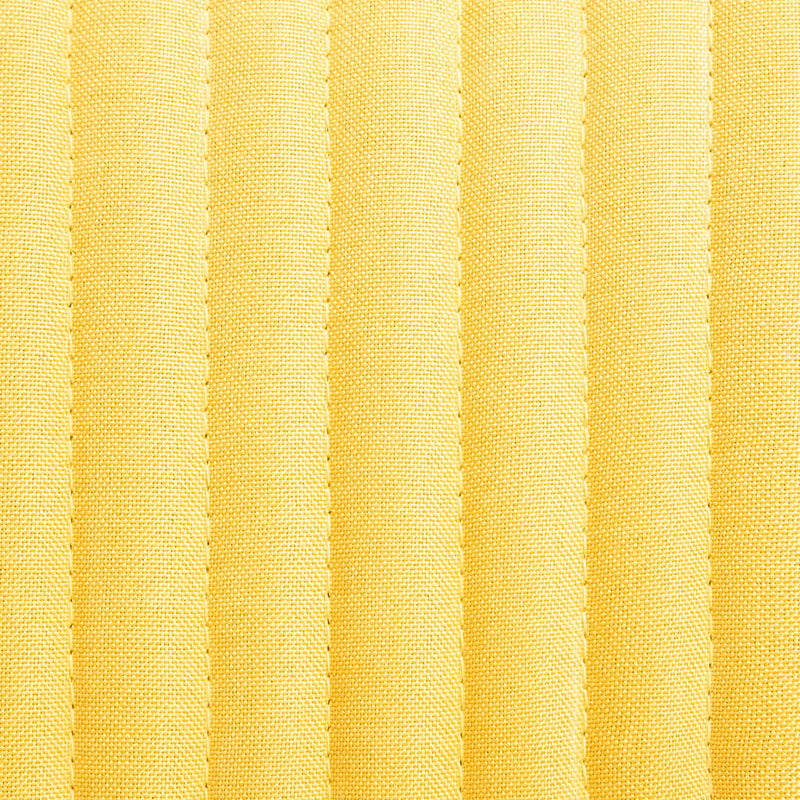 Scaune de sufragerie, 6 buc., galben, material textil