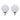Lămpi de exterior pentru alee LED 2 buc. 50 cm, cu țăruș de sol