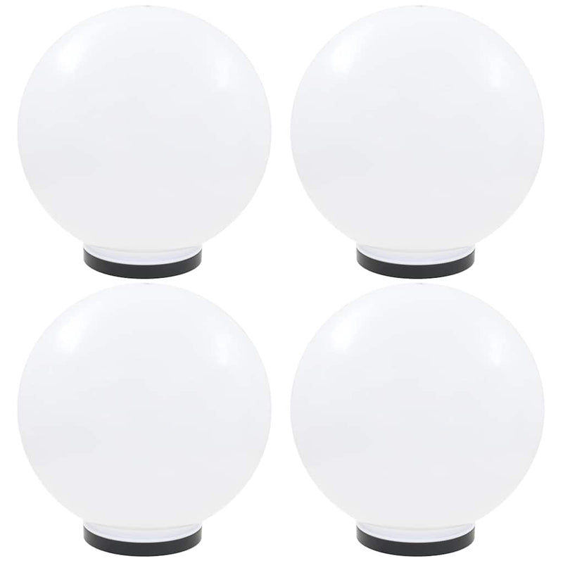 Lămpi glob cu LED, 4 buc., 40 cm, PMMA, sferic