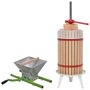 Set de presă și zdrobitor de fructe & vin, 2 piese