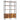Bibliotecă cu 4 niveluri, 124 x 30 x 180 cm lemn masiv reciclat