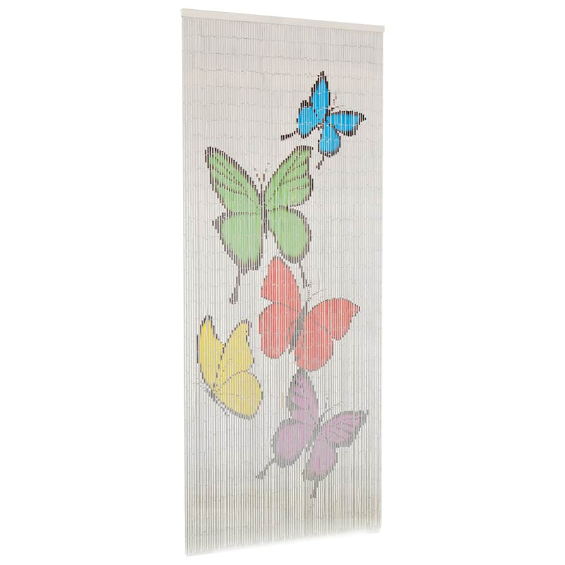 Perdea de ușă pentru insecte, 90 x 200 cm, bambus