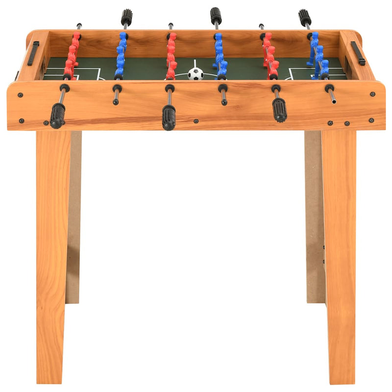 Mini masă de fotbal, 69 x 37 x 62 cm, arțar