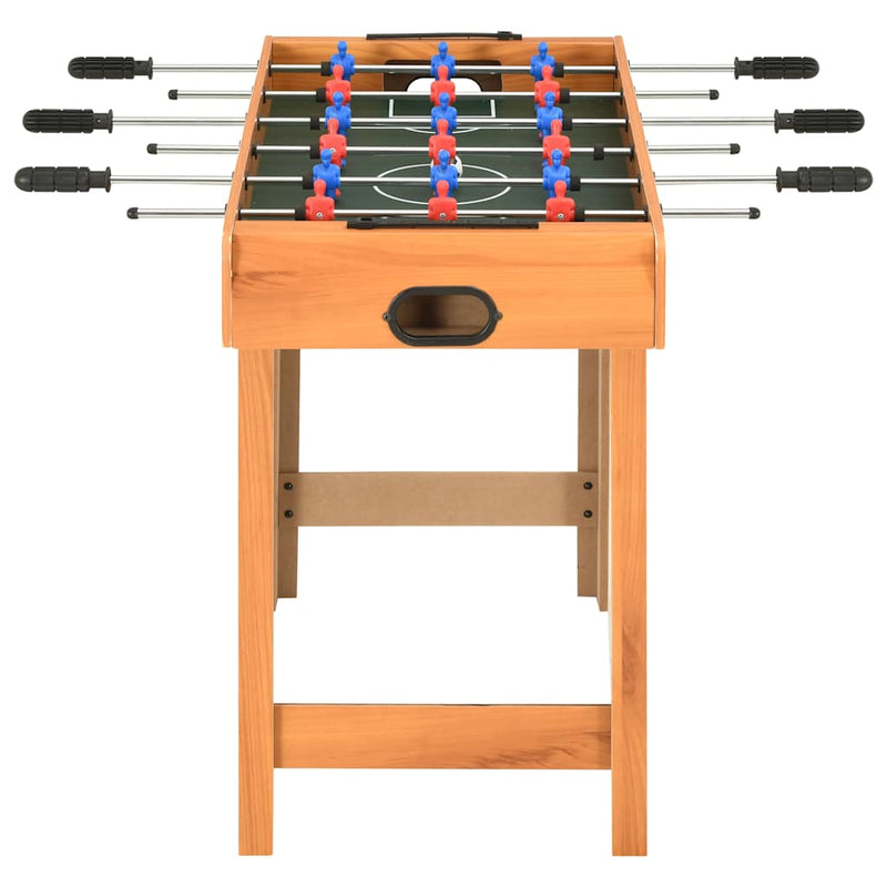 Mini masă de fotbal, 69 x 37 x 62 cm, arțar