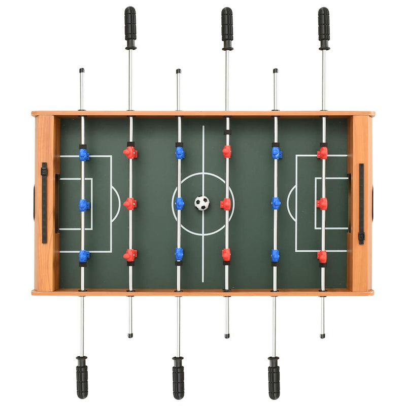 Mini masă de fotbal, 69 x 37 x 62 cm, arțar