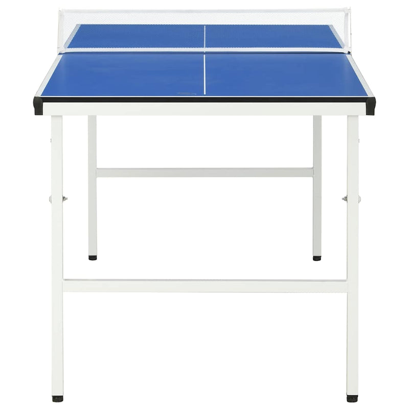 Masă de ping-pong cu plasă, 1,5 metri, albastră, 152x76x66 cm