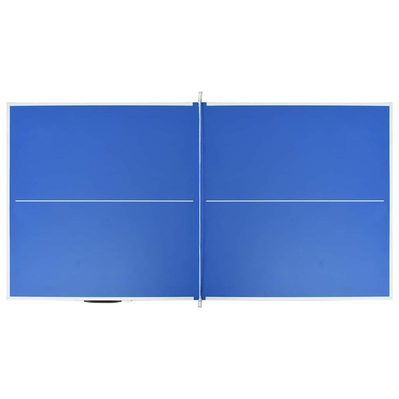 Masă de ping-pong cu plasă, 1,5 metri, albastră, 152x76x66 cm