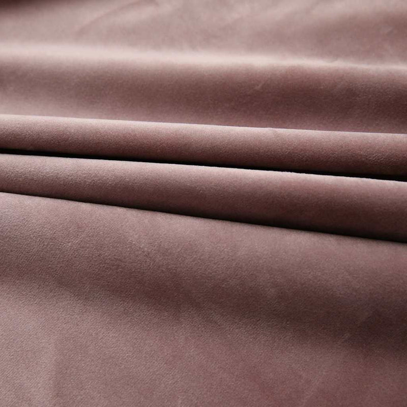 Draperii opace 2 buc. roz antichizat 140x175 cm catifea cârlige