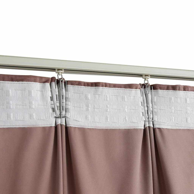 Draperii opace 2 buc. roz antichizat 140x175 cm catifea cârlige