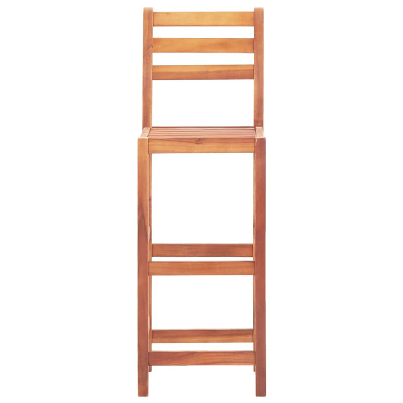 Scaune de bar, 4 buc., lemn masiv de acacia