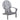 Scaun Adirondack, gri, lemn masiv de acacia