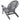Scaun Adirondack, gri, lemn masiv de acacia