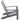 Scaun Adirondack, gri, lemn masiv de acacia