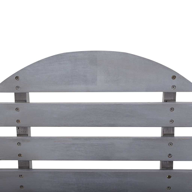 Scaun Adirondack, gri, lemn masiv de acacia