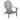 Scaun Adirondack, gri, lemn masiv de acacia
