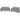 Set canapele, 2 piese, gri deschis, material textil
