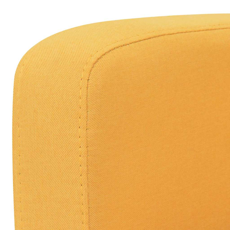 Set de canapele, 2 piese, galben, material textil