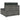 Scaun modular de mijloc, 1 buc., gri, poliratan, cu perne