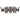 Set mobilier de exterior cu perne, 9 piese, gri, poliratan