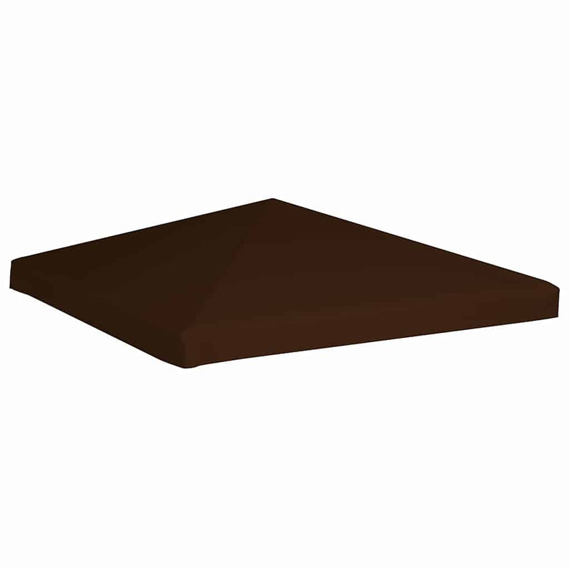Acoperiș pentru pavilion, 3 x 3 m, maro, 310 g/m²