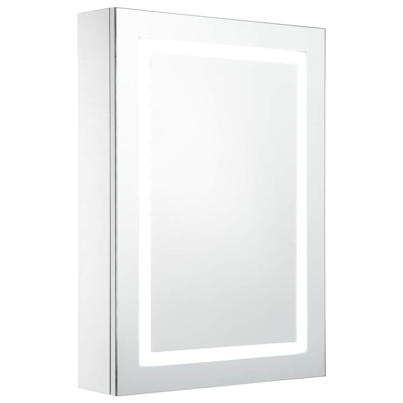 Dulap de baie cu oglindă și LED-uri, 50 x 13 x 70 cm
