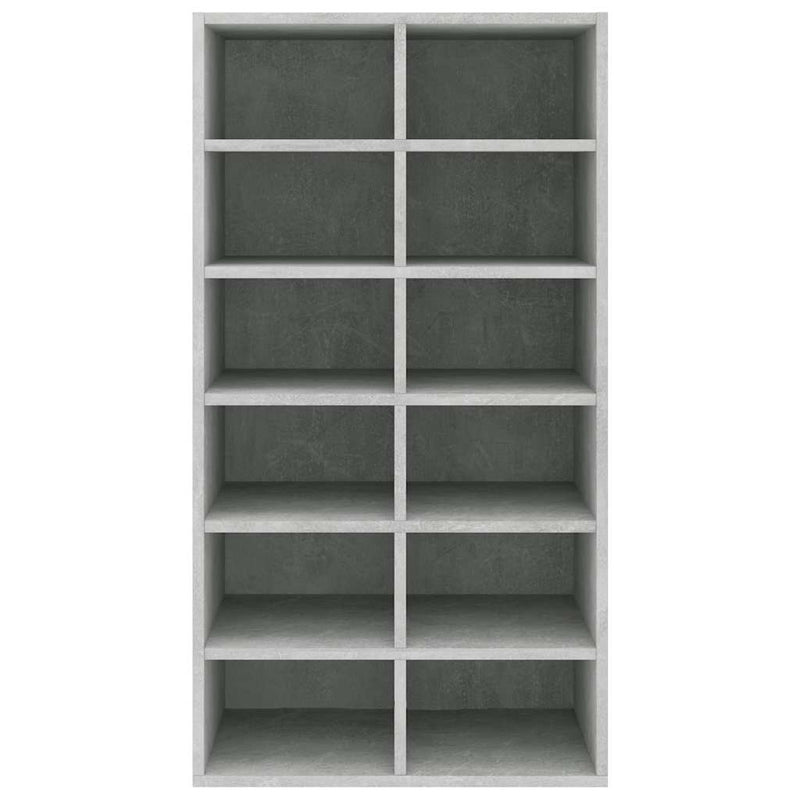 Pantofar, gri beton, 54x34x100,5 cm, lemn compozit