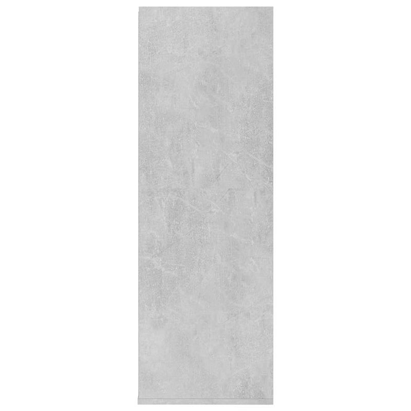 Pantofar, gri beton, 54x34x100,5 cm, lemn compozit