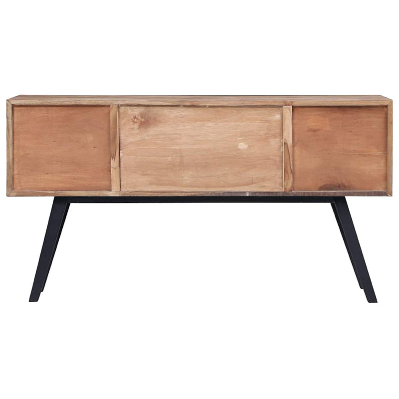 Dulap lateral, 110x30x75 cm, lemn masiv de tec