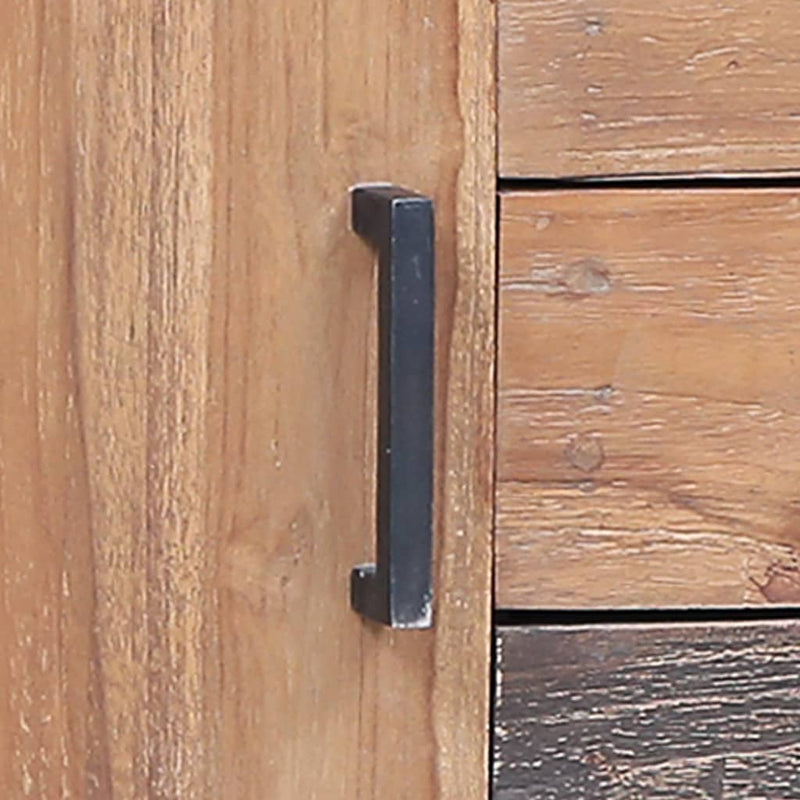Dulap lateral, 110x30x75 cm, lemn masiv de tec