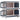 Cușcă de iepuri pentru exterior, 4 uși, gri, lemn