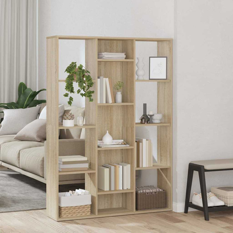 Separator /Bibliotecă stejar sonoma 100x24x140cm lemn prelucrat