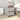 Noptiere, 2 buc., gri beton, 30x30x40 cm, lemn prelucrat