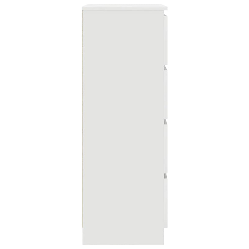 Dulap, alb, 60x35x98,5 cm, lemn compozit