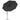 Umbrelă consolă de grădină cu stâlp din aluminiu, negru, 350 cm