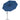 Umbrelă consolă de grădină, stâlp din aluminiu, albastru 350 cm