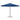 Umbrelă consolă de grădină, stâlp din aluminiu, albastru 350 cm