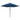Umbrelă de soare cu LED, stâlp din oțel, albastru azur, 300 cm
