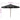 Umbrelă de soare de exterior, stâlp din lemn, antracit, 330 cm