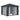 Pavilion cu perdele, antracit, 300 x 300 cm, aluminiu