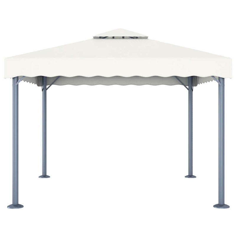 Pavilion, crem, 300 x 300 cm, aluminiu