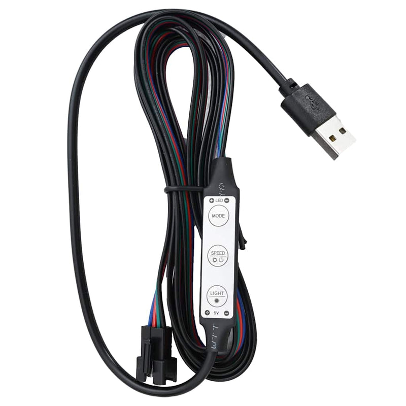 Cadru de pat cu LED, alb, 140 x 200 cm, piele ecologică