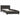 Cadru de pat cu LED, gri, 90 x 200 cm, piele ecologică