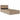 Cadru pat hidraulic LED cappuccino 100x200 cm piele ecologică