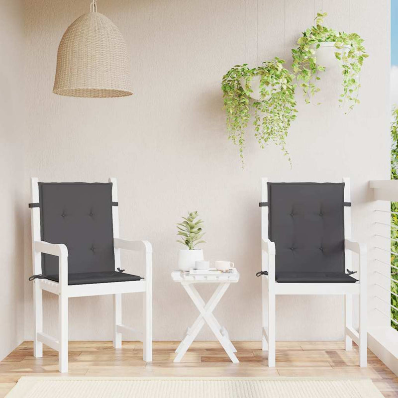 Perne pentru scaune de grădină 2 buc. Antracit 100 x 50 x 3 cm