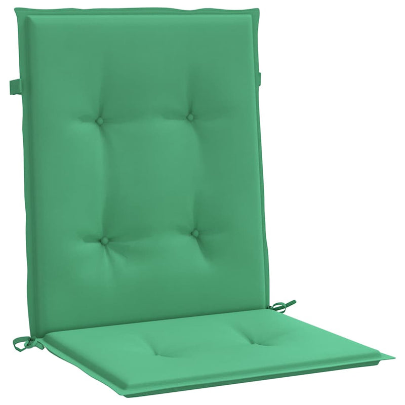 Perne pentru scaune de grădină 2 buc. Verde 100 x 50 x 3 cm
