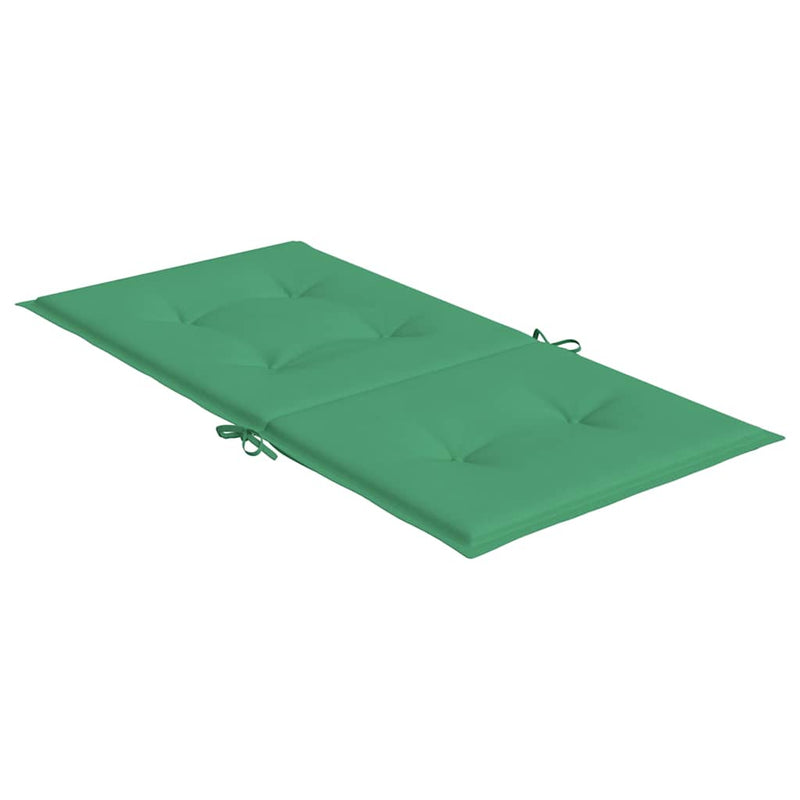 Perne pentru scaune de grădină 2 buc. Verde 100 x 50 x 3 cm
