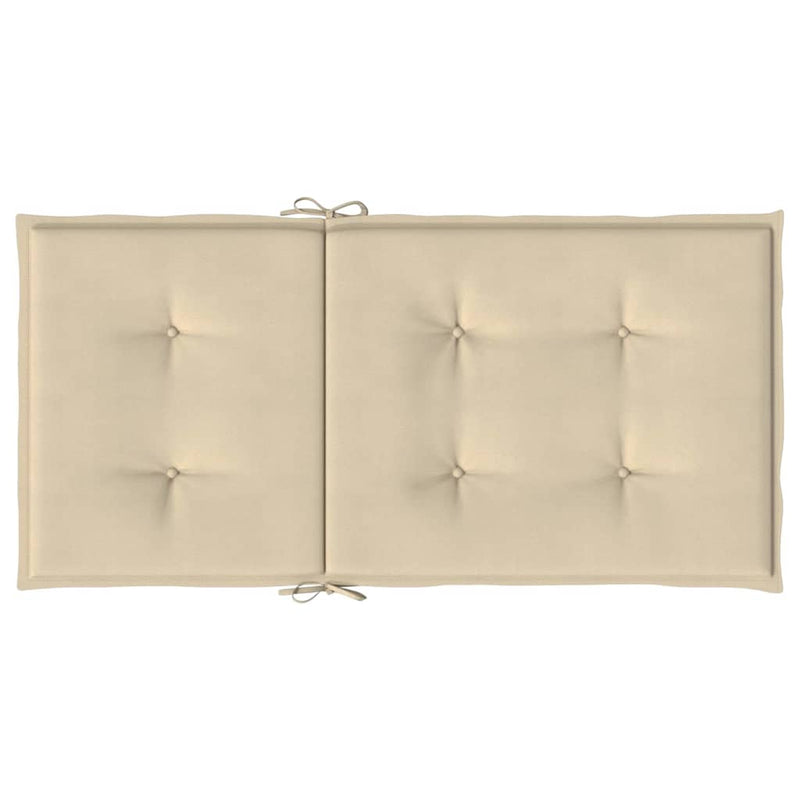 Perne pentru scaune de grădină 4 buc. Bej 100 x 50 x 3 cm