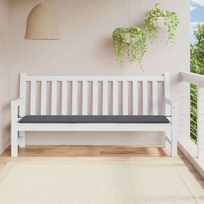 Pernă de bancă de grădină antracit 200x50x3 cm textil oxford