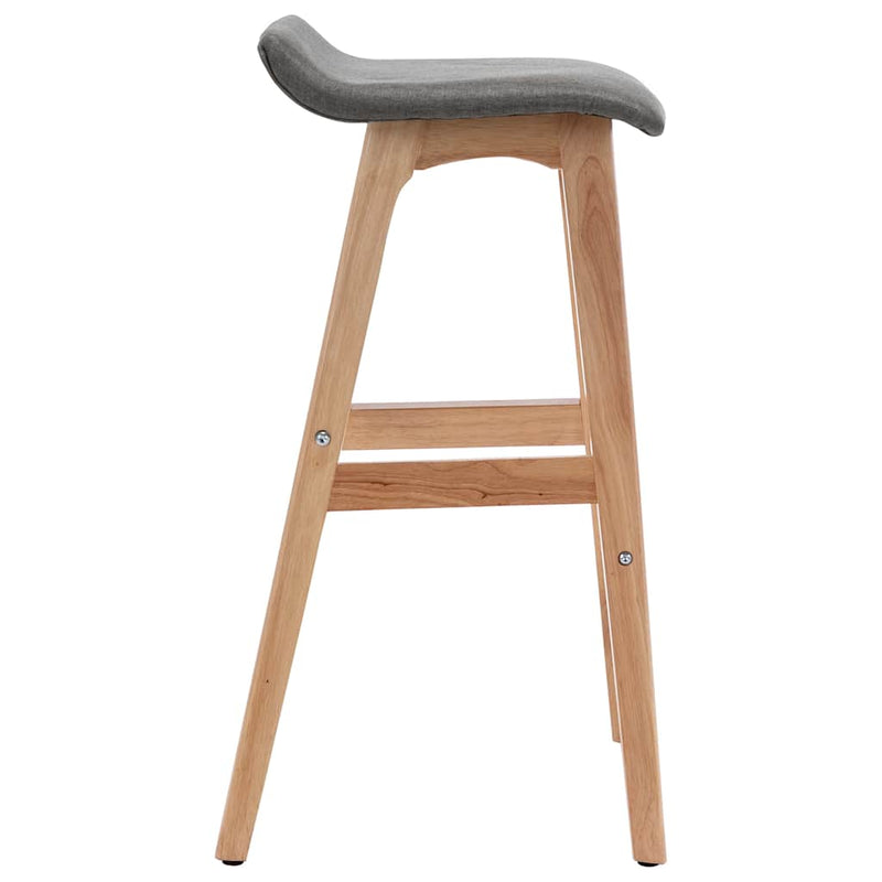 Scaun de bar, gri închis, material textil
